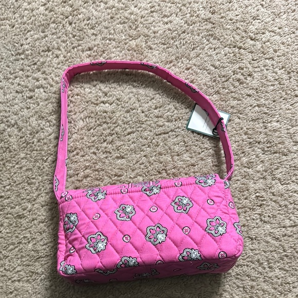 Vera Bradley Pink Floral Quilted Shoulder Bag - Picture 3 of 3